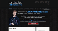 Desktop Screenshot of landlockedbeats.com