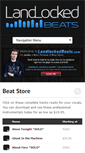 Mobile Screenshot of landlockedbeats.com